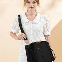 Ladies Canvas Handbag Multi Pocket Large Capacity Tote Bag Adjustable Shoulder Strap Casual Shoulder Shopping Bag Econic Blanks