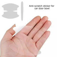 8pcs/set of door handle stickers, scratch-resistant handles, bowl stickers, decorative films, car protective equipment