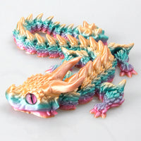 3D Printed Magic Dragon Movable Joint Fidget Toy Rotatable Articulated Office Desktop Ornament Adults Kid Toy Crafts Gift Quick Pick Grocers