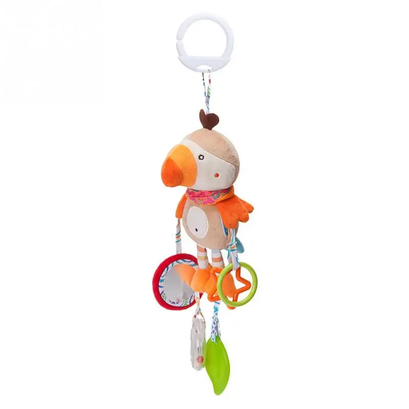 Newborn Baby Plush Stroller Toys Baby Rattles Mobiles Cartoon Animal Hanging Bell Educational Baby Toys 0-12 Months Speelgoed Purest Peak