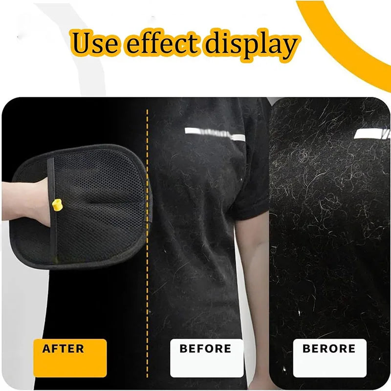 Pet hair removal tools reusable gloves, pet double-sided beauty gloves, carpet removal pet fur hair pet supplies Econic Blanks