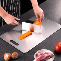 316 Stainless Steel Panel and Chopping Board Kitchen Household Thickened Double Sided Cutting Board Block Kneading Dough Board Econic Blanks