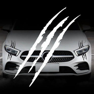 Car Sticker Reflective Monster Claw Scratch Stripe Marks Headlight Decal Auto Exterior Waterproof Vinyl Decal Car Accessories Econic Blanks