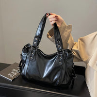 Soft Interior Compartment Shoulder Bags 2026 High Quality Contrasting Colors Bags for Women Fashion Zipper Pu Women's Handbags Quick Pick Grocers