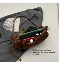 Faux Suede Super Popular Niche Suede Shoulder Bag for Women 2025 Hot Sale Single Crossbody Bags Underarm Dumpling Sweet Bags Quick Pick Grocers