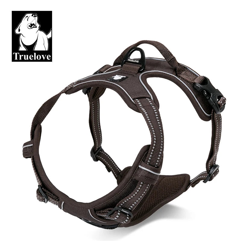 Truelove Pet harness Fashionable Nylon Durable Dog Harness Reflective Breathable Padded Training Vest Luxury Pet Accessories Quick Pick Grocers