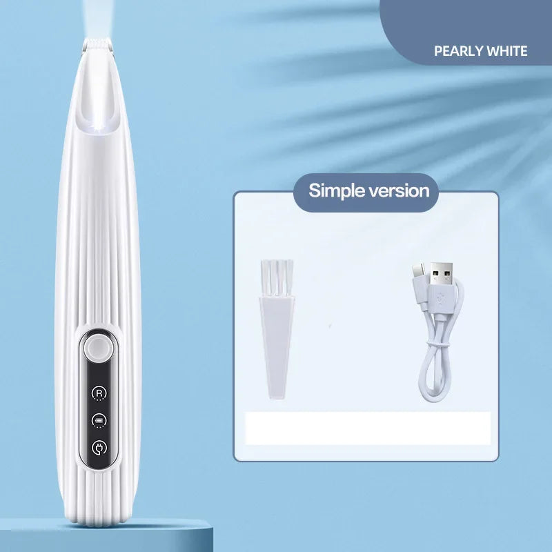New Dog Paw Trimmer with LED Light Fully Waterproof Pet Hair Trimmer with LED Display Dog Clippers for Grooming 18mm Widen Blade Quick Pick Grocers