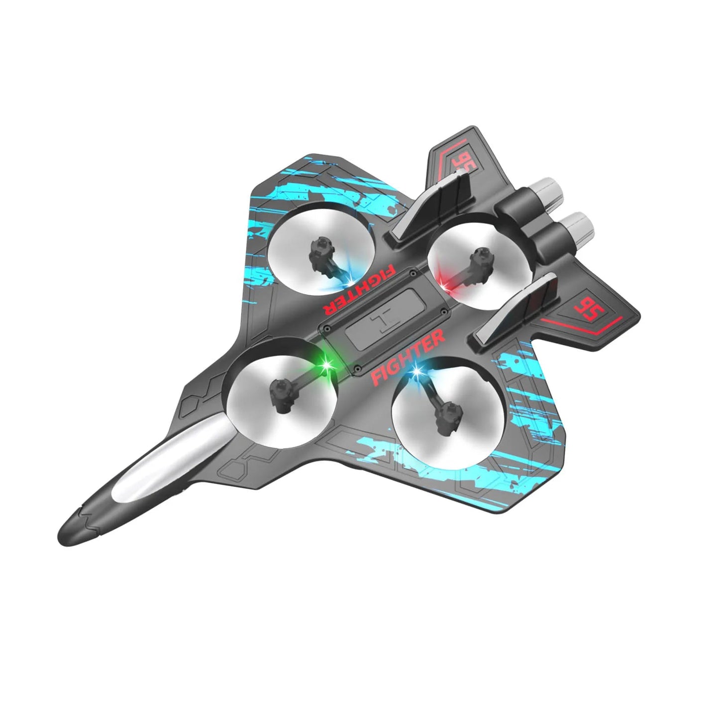 Glider Flying Helicopter RC Hobby Jet Plane 2.4G Stunt Remote Control Foam Fighter Airplane Toy With Light Econic Blanks