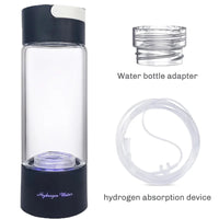 Hydrogen-Rich Water Cup Portable Electric Hydrogen Rich Water Generator Bottle Titanium Quality Filter Healthcare Water Cup USB Quick Pick Grocers