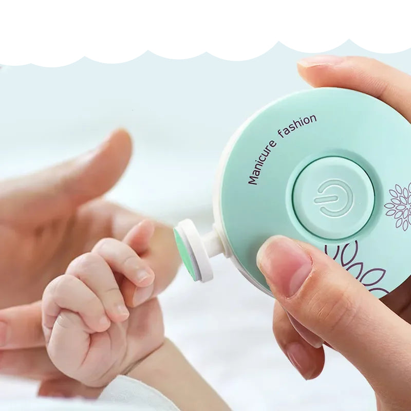 Baby Electric Nail Trimmer Kid Nail Polisher Tool Baby Care Kit Manicure Set Easy To Trim Nail Filer Clippers For Newborn Econic Blanks