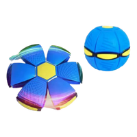 Blue Flying Saucer Ball Outdoor Parent Children Toy Foot Magic Deformation Foot Pressure Decompression Vent Ball Quick Pick Grocers