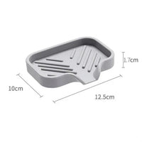 Multifunctional Silicone Sink Tray with Drain - Soap Holder, Sponge & Brush Organizer for Kitchen & Bathroom Econic Blanks