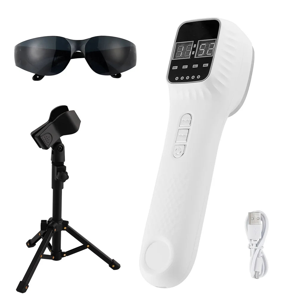 650nm+808nm Infrared Handheld Face Body Red Light Beauty Device Skin Rejuvenation Muscle Joint Body Fatigue Relief Health Care Quick Pick Grocers