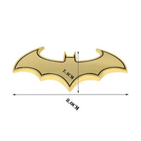 1PC 3D Bat Shape Car Stickers Cool Metal Car Logo Emblem Sticker Decal Motorcycle Automobiles Car Styling Accessories