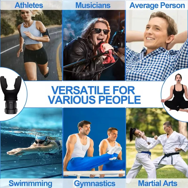 Portable Lung Capacity Abdominal Breathing Trainer With Adjustable Resistance Lmprove Your Lung Capacity And Sleep Quality Quick Pick Grocers
