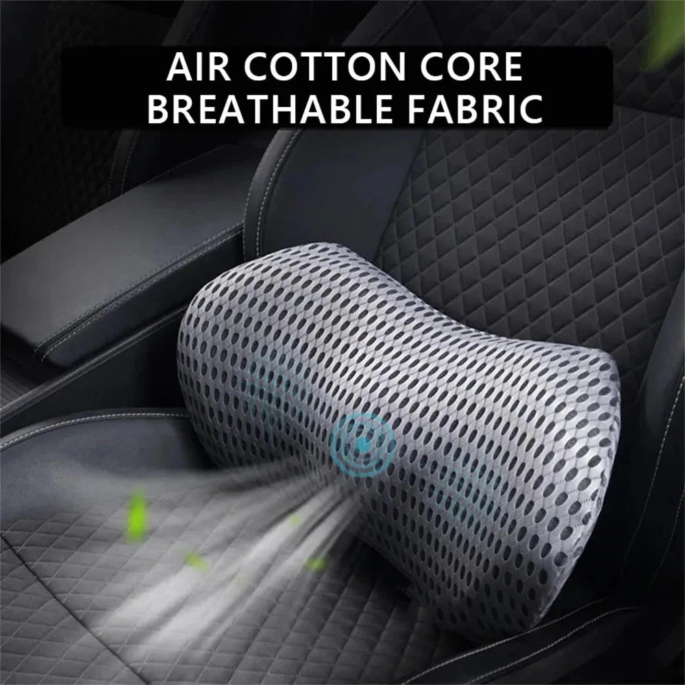 Breathable Memory Cushion Interior Accessories Bed Sleeping Pillow Car Seat Waist Pillow Lumbar Support Pillow Foam Car Cushion Econic Blanks