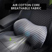 Breathable Memory Cushion Interior Accessories Bed Sleeping Pillow Car Seat Waist Pillow Lumbar Support Pillow Foam Car Cushion Econic Blanks