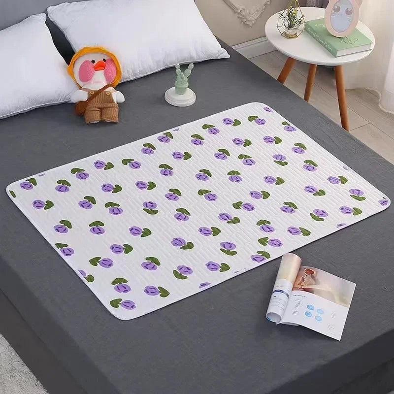 Washable Incontinence Bed Pad Reusable Changing Pad Sheet Urine Mat Nappy Diaper Mattress Protector Waterproof Cover Kids Adult Quick Pick Grocers