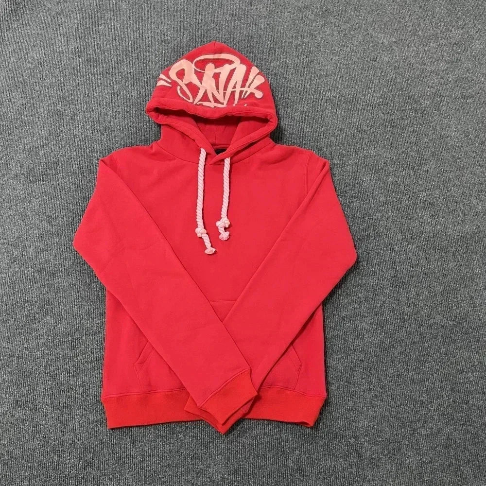 Sy Jacket and Trousers Sports Jogging Men Cotton Hoodie Young Fashion Hooded Tops Pants Women's Streetwear Coats Warm Tracksuit Econic Blanks