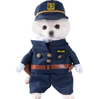 Halloween Dagger Pet Costume - Funny Knife-Holding Dog & Cat Standing Dress for Festival Dress-Up Econic Blanks