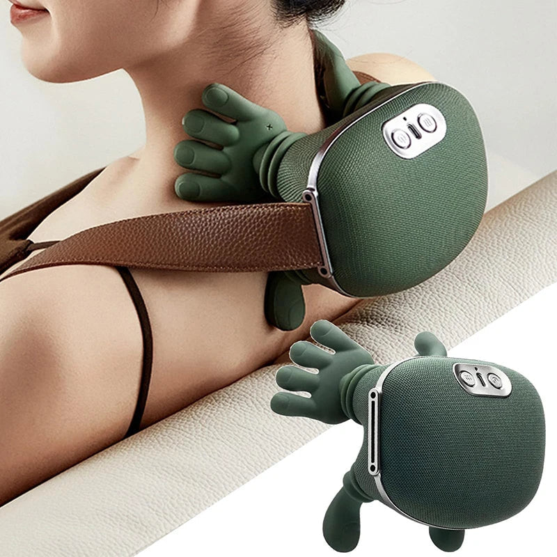 2025 Bionic Neck Shoulder Massager N7 Kneading Massager Shawl 3-Level Modes Neck Cervical Waist Leg Body Muscles Massage Pillow Purest Peak