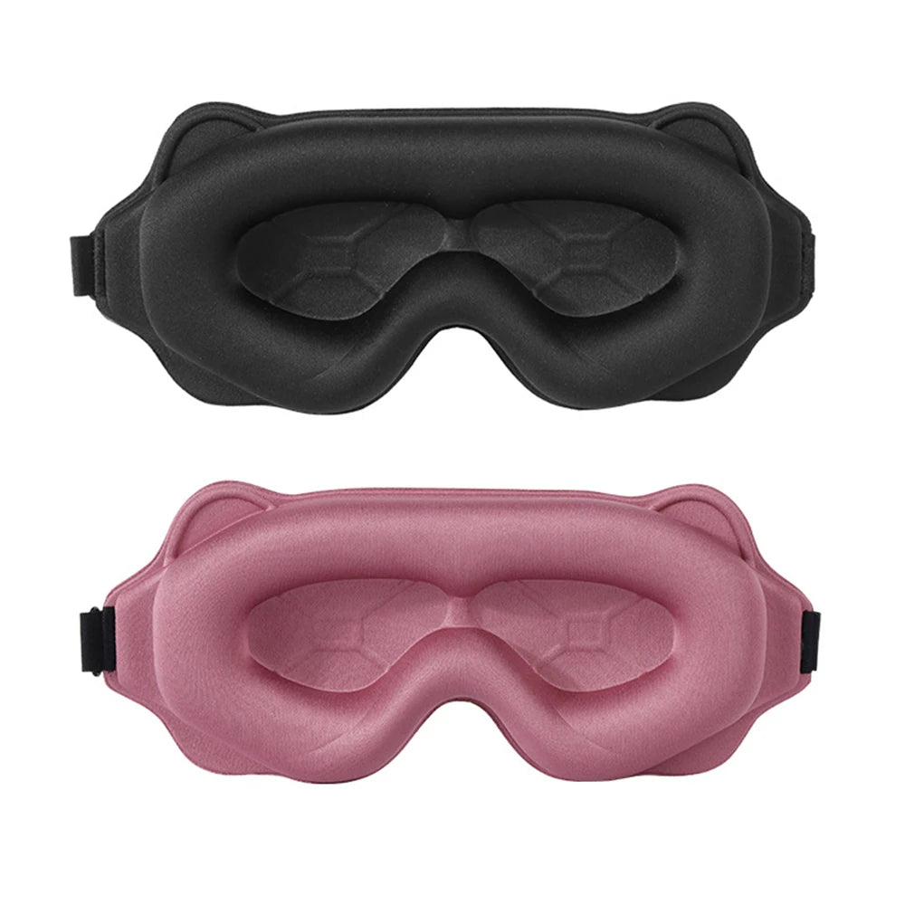 3D Sleeping Mask Block Out Light Sleep Mask For Eyes Soft Sleeping Aid Eye Mask for Travel Eyeshade Night Breathable Slaapmasker Quick Pick Grocers