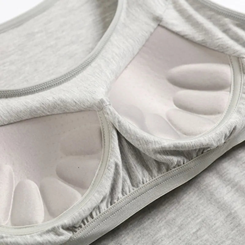 Women's Vest Tops With Built In Padded Bra Vest Slim Fit Tank Tops Sexy Shirts Feminino Casual Underlay Slimming Lingerie Top Quick Pick Grocers