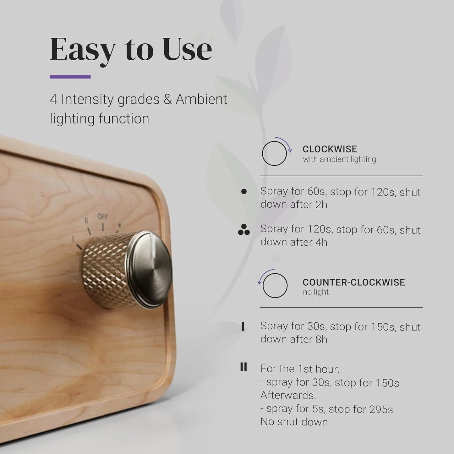 Nebulizing Essential Oil Diffusers For Aromatherapy - Battery Operated Diffuser Wood & Glass Oil Diffuser For Home Office Quick Pick Grocers