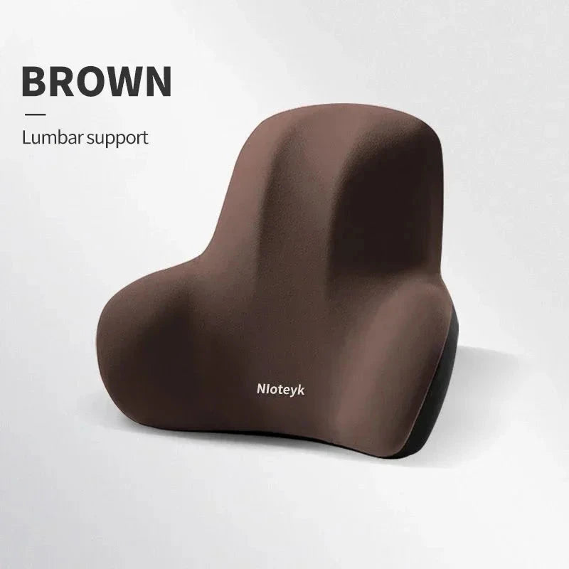 Memory Foam Car Neck Cushion Car Lumbar Support For Car Supplies Universal Neck Pillow Waist Cushion Car Seat Car Accessories Econic Blanks