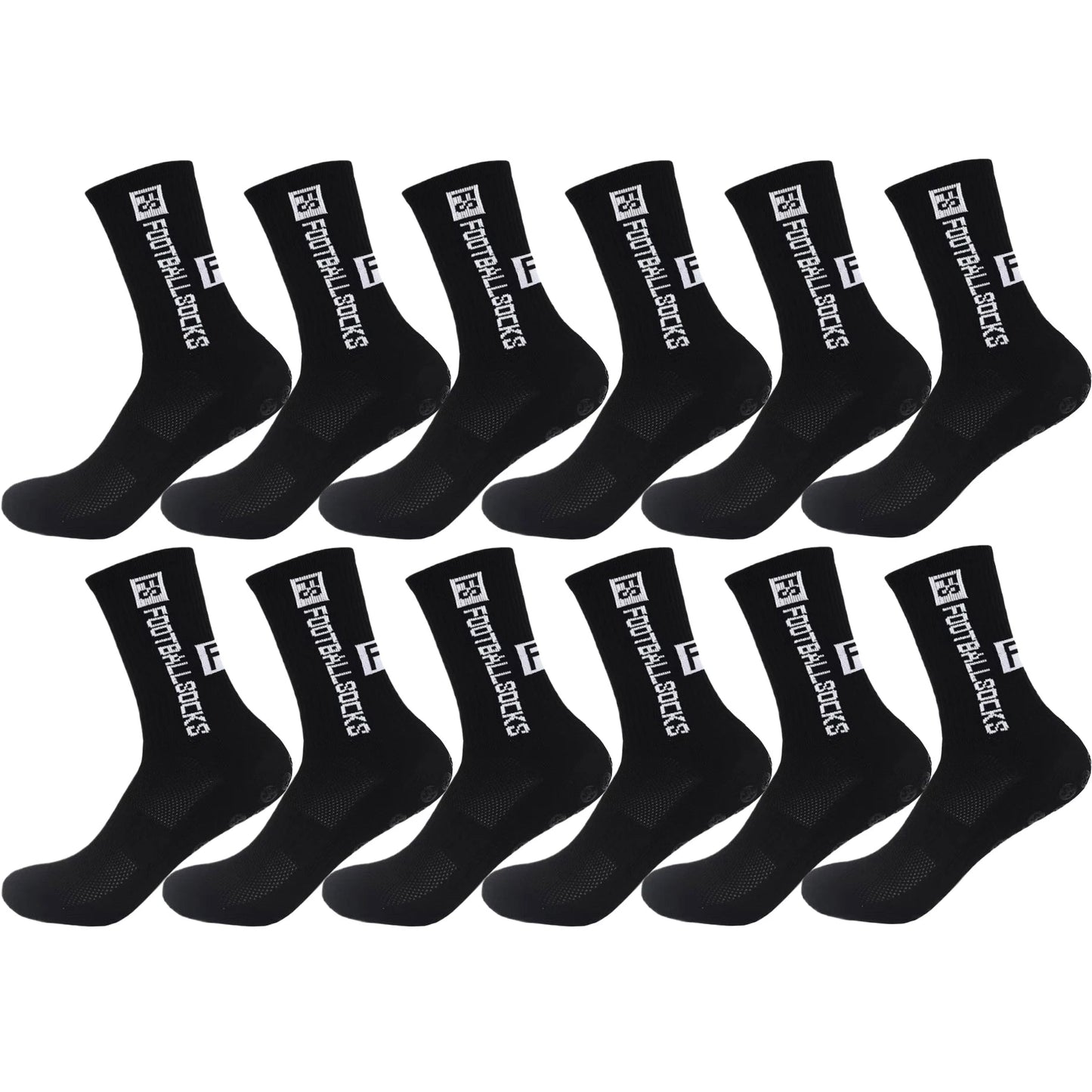 Football Socks Non Slip Grip for Men Women Basketball Baseball Soccer Cycling Running Hiking Tennis Skateboard Exercise Quick Pick Grocers