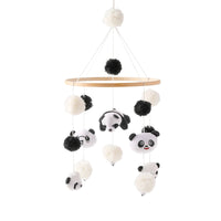 Baby Wooden Bed Bell Cartoon Rabbit Mobile Hanging Rattles Toy Hanger Crib Mobile Bed Bell Wood Toy Holder Arm Bracket Kid Gifts Purest Peak