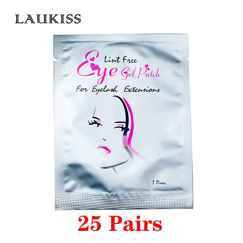 25/50/100Pairs Eye Patches Under Eyelash Pads for Building Hydrogel Paper Patches Lint Free Stickers for False Eyelashes LAUKISS Quick Pick Grocers