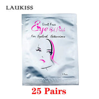 25/50/100Pairs Eye Patches Under Eyelash Pads for Building Hydrogel Paper Patches Lint Free Stickers for False Eyelashes LAUKISS Quick Pick Grocers