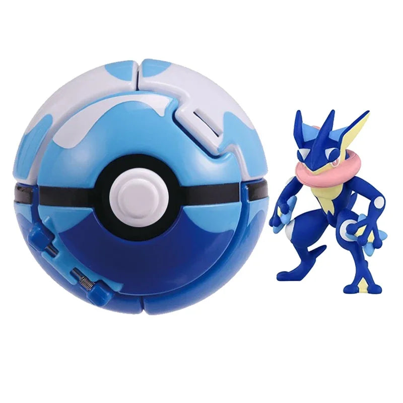Pokemon Elf Ball Pokeball Anime Figure Cartoons Pikachu Charizard Piplup Kyogre Pocket Monster Pet Anime Action Model Toy Gifts Quick Pick Grocers