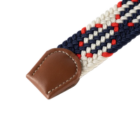107/120/130CM Fashion Female Elastic Casual Stretch Woven Belt Unisex Canvas Elastic Belts for Women Jeans Pin Buckle Men Belt Quick Pick Grocers