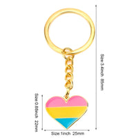 Progress Transgender Rainbow Pansexual pride Genderqueer pride Asexual Metal Key Ring Key Chain For Women Jewelry Quick Pick Grocers