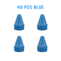 20/40/60 PCS Colorful Windproof Skate Marker Cones Roller Football Marking Cup Soccer Training Equipment Quick Pick Grocers
