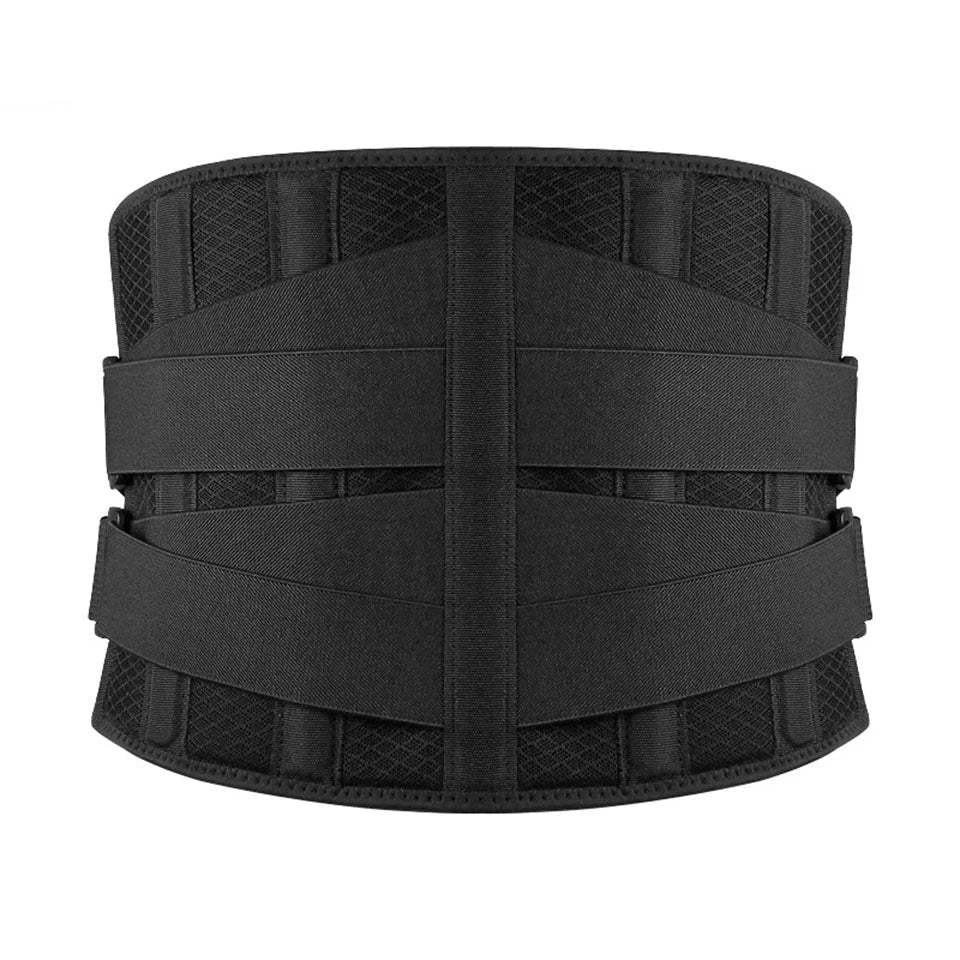 AOLIKES Lower Back Brace with 6 Stays Anti-skid Orthopedic lumbar Support Breathable Waist Support Belt for Gym Pain Relief Econic Blanks