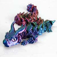 3D Printed Magic Dragon Movable Joint Fidget Toy Rotatable Articulated Office Desktop Ornament Adults Kid Toy Crafts Gift Quick Pick Grocers