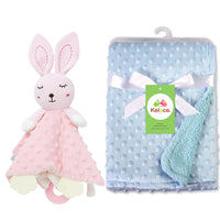 Personalized Newborn Baby Blanket with Name Custom Stroller Sleeping Dolls Animal Security Towel Gift Set for Baby Shower Gifts Purest Peak