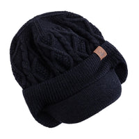New Unisex Winter Hat Plush Fur Lined Warm Earflap Cap Stylish Soft Beanie Hat  Outdoor Thick Ski Sports Knitted Hat Purest Peak