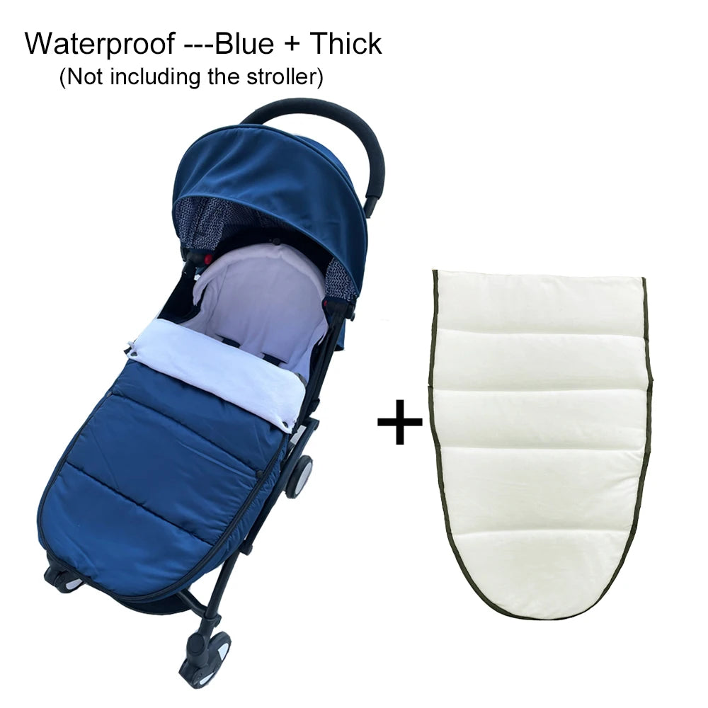 Universaln Stroller Footmuff Compatible with all YOYO Strollers and Bugaboo strollers - Windproof, Waterproof & Thermal Warm Purest Peak
