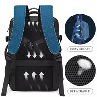 BANGE Aesthetic Men Business Backpack School Expandable USB Bag, Large Capacity 17.3 Laptop Waterproof Fashion Travel Backpack Econic Blanks
