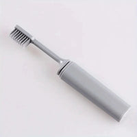 Portable Compact Charcoal Folding Toothbrush - Perfect for TravelCamping, and Hiking - Easy to Take and Efficient Teethbrush Econic Blanks