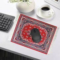 Woven flower Persian carpet small coaster wholesale merchants cheap mouse pad desk mat retro style rubber non-slip computer mats Quick Pick Grocers