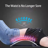 Back Stretcher for Back Pain Relief, Multi-Level Back Cracker Board, Lower and Upper Back Support for Herniated Disc Econic Blanks
