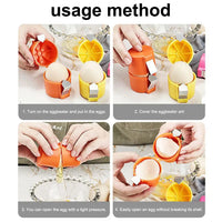 3-1PC Egg Shell Opener Portable Egg Opener Kitchen Handheld Egg Shell Crusher Household Press Egg Shell Separator Kitchen Gadget Econic Blanks
