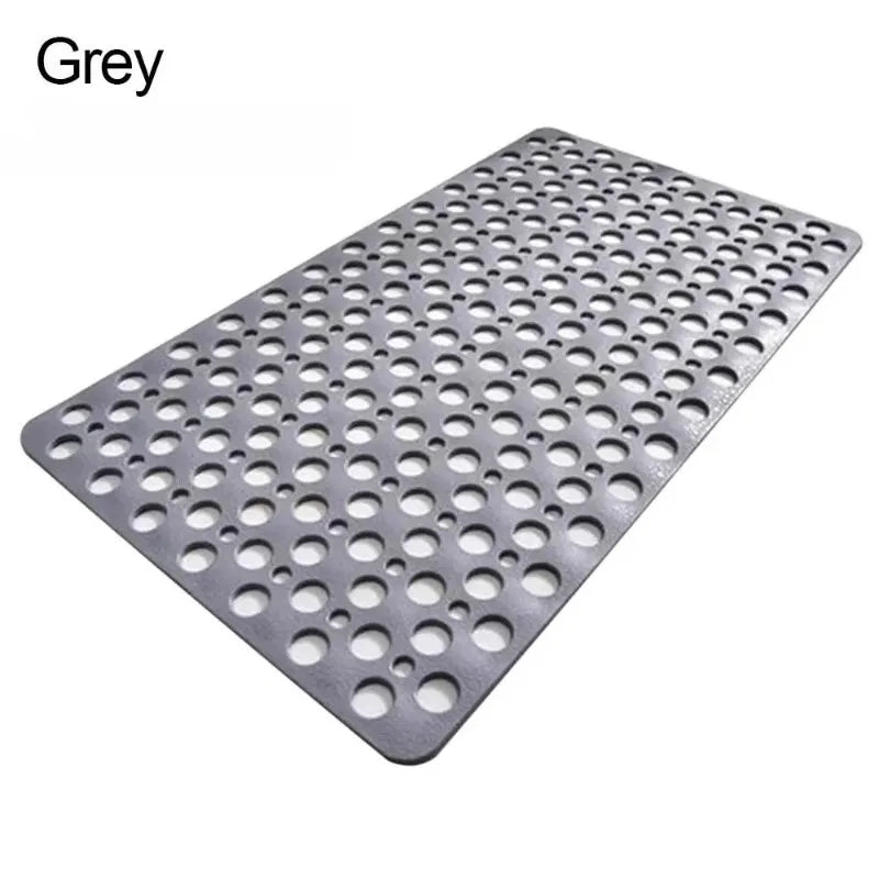 Bath Mat With Drain Holes Non Slip Bath Mat Easy Clean Bathtub Mat With Drain Holes And Suction Cups Bathroom Accessories Quick Pick Grocers