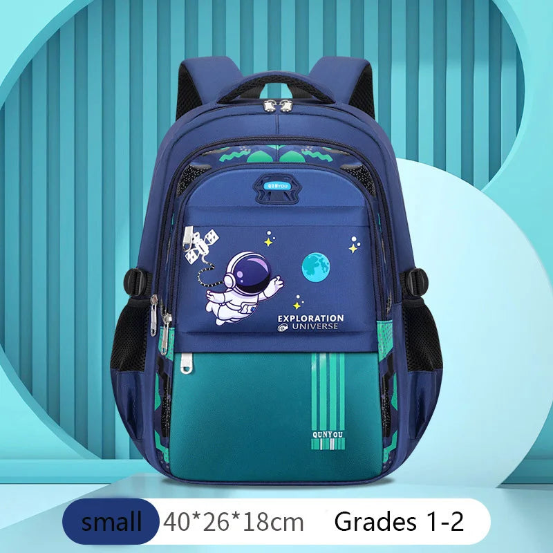 Kids Backpack Children School Bags for Boys Astronaut School Backpack Waterproof Primary Book Bag Mochila Infantil Purest Peak