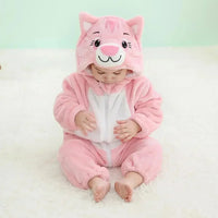 0 1 2 3 4 Years Kigurumi Pajamas for Toddler Baby Clothes Children Outfits Infant Dinosaur Unicorn Cat Robbit Cosplay Costumes Econic Blanks
